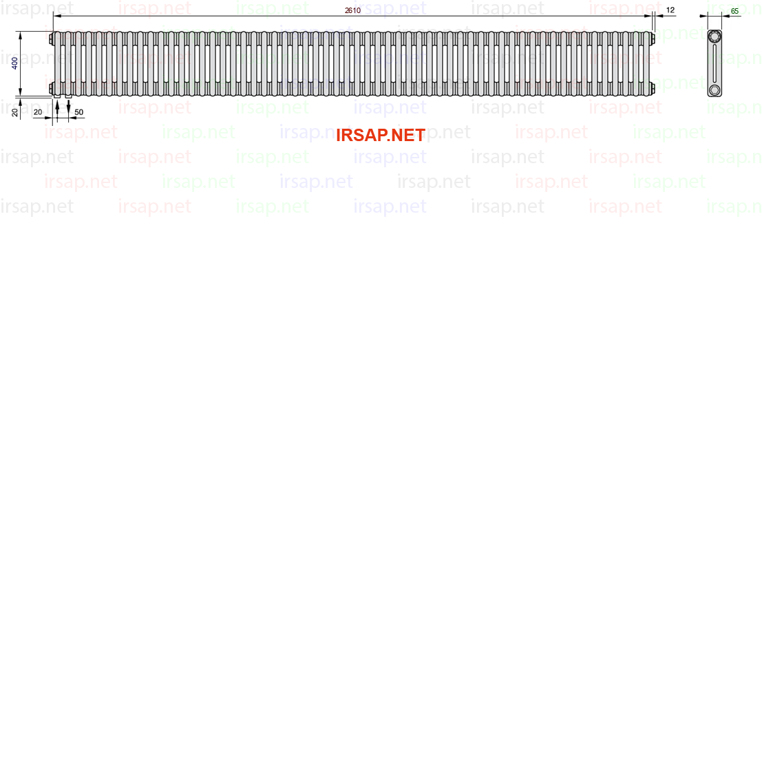 Радиатор IRSAP Tesi 20400/58 T18 CL 01